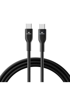 Leewello USB 2.0 Cable USB-C male - USB-C Μαύρο 1.2m