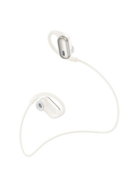 Hoco EA7 Suerte Open Ear Bluetooth Handsfree Ακουστικά με Θήκη Φόρτισης Λευκά