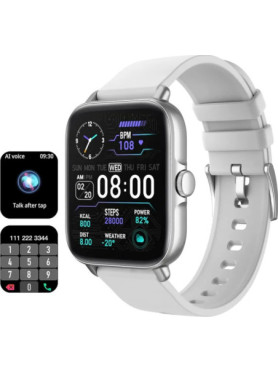 Borofone BD11 Smartwatch με Παλμογράφο (Λευκό)