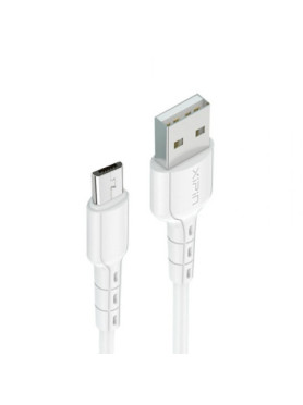 Xipin LX59 Regular USB 2.0 to micro USB Cable Λευκό 1m