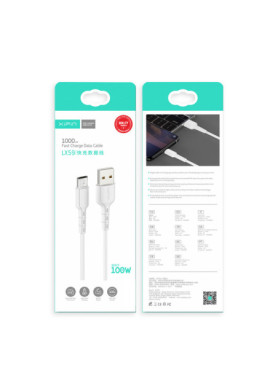 Xipin LX59 Regular USB 2.0 to micro USB Cable Λευκό 1m