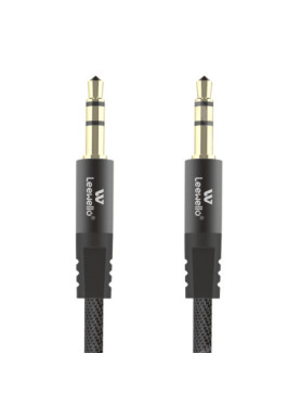 Leewello Καλώδιο 3.5mm male - 3.5mm male Μαύρο 1m (783201)