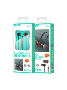 Leewello EJ-044 In-ear Handsfree με Βύσμα 3.5mm Μαύρο