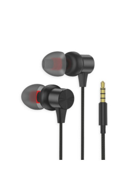 Leewello EJ-060 In-ear Handsfree με Βύσμα 3.5mm Μαύρο