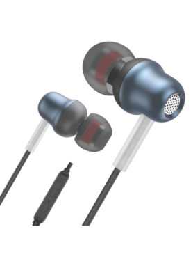 Leewello EJ-040 In-ear Handsfree με Βύσμα 3.5mm Μπλε