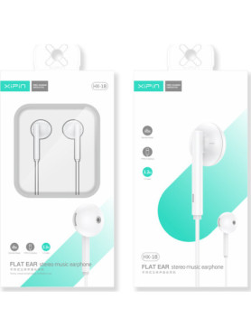 Ακουστικά Ψείρες In Ear Xipin HX-18 Λευκά