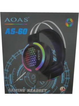 AOAS AS-60 Over Ear Gaming Headset με σύνδεση 3.5mm