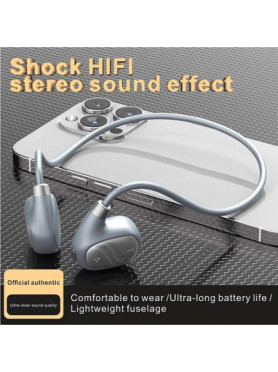 Leewello LW-91 Earbud Bluetooth Handsfree Ακουστικά Γκρι