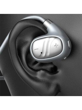 Leewello LW-91 Earbud Bluetooth Handsfree Ακουστικά Γκρι