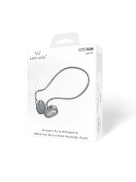 Leewello LW-91 Earbud Bluetooth Handsfree Ακουστικά Γκρι