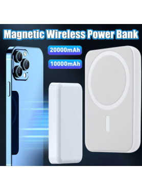 Magnetic MagSafe Power Bank 5000mAh 5W Λευκό