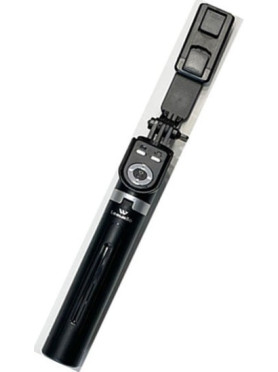 Leewello Lw-051 Selfie Stick με Καλώδιο Type-C / Τηλεχειριστήριο Μαύρο