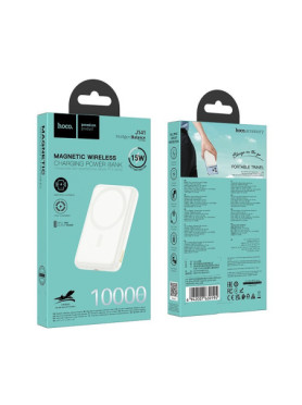 Hoco J141 MagSafe Power Bank 10000mAh 20W με Θύρα USB-C Power Delivery Λευκό
