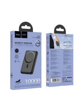 Hoco J141 MagSafe Power Bank 10000mAh 20W με Θύρα USB-C Power Delivery Μαύρο