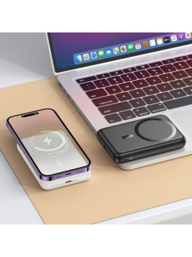 Hoco J141 MagSafe Power Bank 10000mAh 20W με Θύρα USB-C Power Delivery Μαύρο