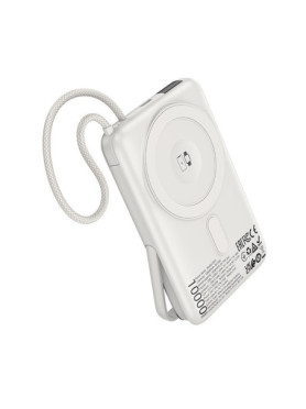 Hoco Q43 MagSafe Power Bank 10000mAh 20W Power Delivery Λευκό