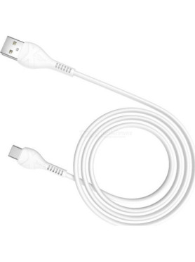 Hoco X37 Cool Power Regular USB 2.0 to micro USB Cable Λευκό 1m