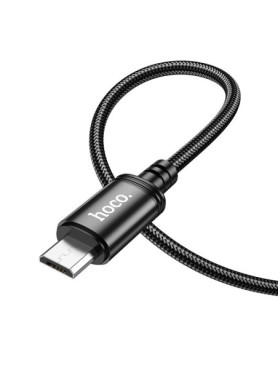 Hoco X89 Braided USB 2.0 to micro USB Cable Μαύρο 1m
