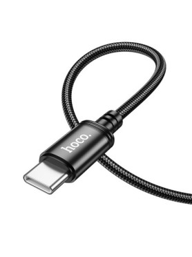 Hoco X89 Braided USB 2.0 Cable USB-C male - USB-A Μαύρο 1m