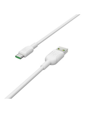 Borofone BX33 Billow USB 2.0 Cable USB-C male - USB-A male Λευκό 1.2m (10703)