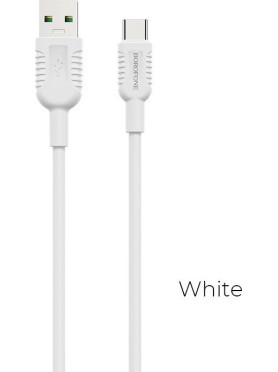 Borofone BX33 Billow USB 2.0 Cable USB-C male - USB-A male Λευκό 1.2m (10703)