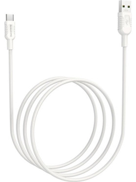 Borofone BX33 Billow USB 2.0 Cable USB-C male - USB-A male Λευκό 1.2m (10703)
