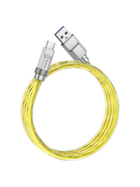 Hoco Solid (u113) USB 2.0 Cable USB-C male - USB-A Χρυσό 1m