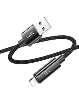 Hoco USB-A to Lightning Cable Μαύρο