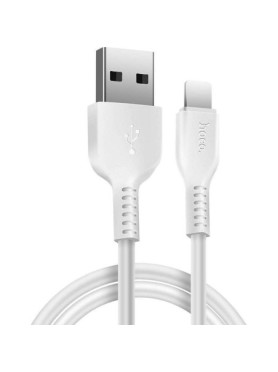 Hoco Regular USB 2.0 Cable USB-C male - USB-A male Λευκό 2m (HOC-X20c-W2)