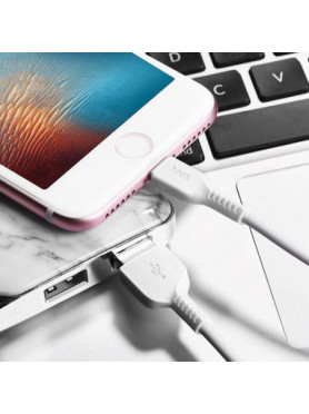 Hoco X20i USB-A to Lightning Cable Λευκό 3m (HOC-X20I-W3)