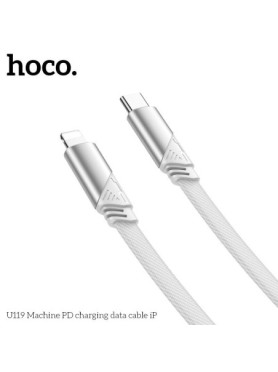 Hoco U119 USB 2.0 Cable USB-C male - USB-C Λευκό 1.2m