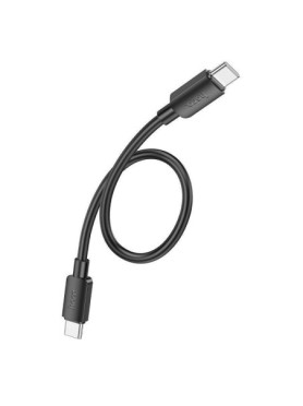 Hoco X96 USB 2.0 Cable USB-C male - USB-C 60W Μαύρο 0.25m