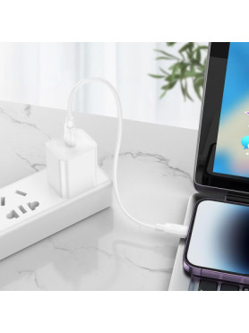 Hoco X96 USB-C to Lightning Cable Λευκό 0.25m