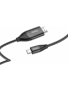 Hoco UA16 Cable HDMI male - USB-C male 2m Γκρι