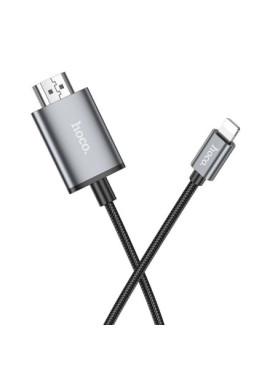Hoco Ua27 Cable HDMI male - Lightning male 2m Γκρι