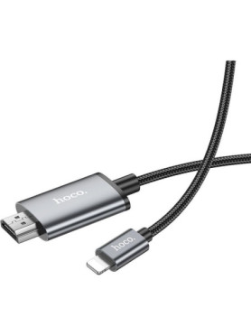 Hoco Ua27 Cable HDMI male - Lightning male 2m Γκρι