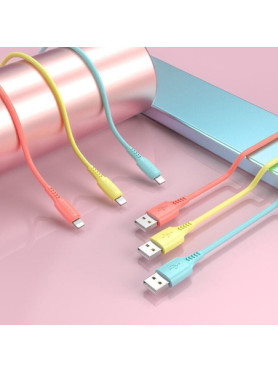 Borofone BX40 USB-A to Lightning Cable Πολύχρωμο 1m 30τμχ (29922)
