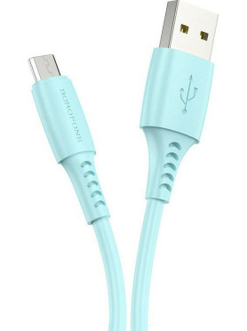 Borofone BX40 30τμχ Regular USB 2.0 to micro USB Cable Πολύχρωμο 1m