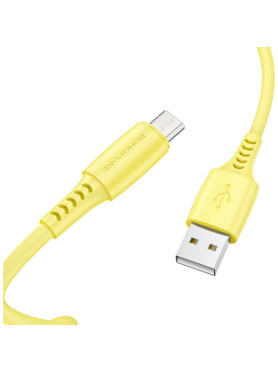 Borofone BX40 30τμχ Regular USB 2.0 to micro USB Cable Πολύχρωμο 1m