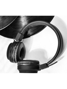 Hoco W25 Promise Ασύρματα / Ενσύρματα On Ear Ακουστικά με 12 ώρες Λειτουργίας Μαύρα HOC-W25-BK