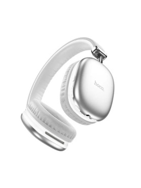 Hoco W35 Ασύρματα / Ενσύρματα Over Ear Ακουστικά με 40 ώρες Λειτουργίας Ασημί HOC-W35-SL