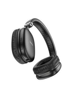 Hoco W35 Ασύρματα / Ενσύρματα Over Ear Ακουστικά με 40 ώρες Λειτουργίας Μαύρα HOC-W35-BK