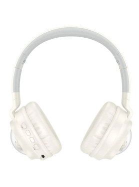 Hoco W50 Ασύρματα Bluetooth Παιδικά On Ear Ακουστικά με 12 ώρες Λειτουργίας Milky White