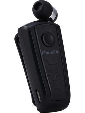 Fineblue F910 In-ear Bluetooth Handsfree Ακουστικό Μαύρο