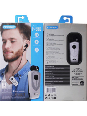 Fineblue F930 In-ear Bluetooth Handsfree Ακουστικό Πέτου Μαύρο