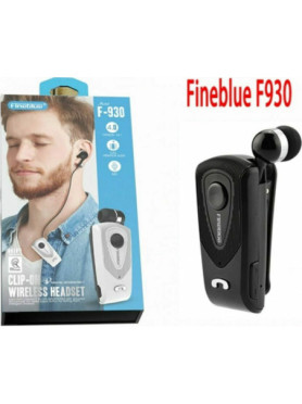 Fineblue F930 In-ear Bluetooth Handsfree Ακουστικό Πέτου Μαύρο