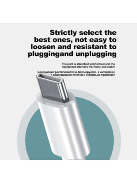 Leewello USB 2.0 Cable USB-C male - USB-C 60W Λευκό 1m