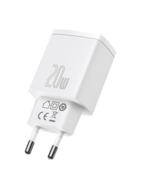 Leewello Φορτιστής με Θύρα USB-C και Καλώδιο USB-C - USB-C 20W Λευκός (LW-4124)