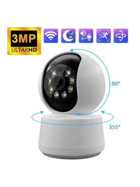 Leewello LW-342 IP Κάμερα Παρακολούθησης Wi-Fi Full HD+ 3MP με Αμφίδρομη Επικοινωνία και Φακό 3.6mm