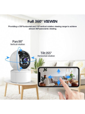 Leewello LW-342 IP Κάμερα Παρακολούθησης Wi-Fi Full HD+ 3MP με Αμφίδρομη Επικοινωνία και Φακό 3.6mm